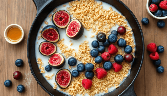 Baked Rolled Barley with Figs, Berries, and Cardamom: A Delightful Taste of Wholesome Goodness - Dahab Foods (Private) Limited