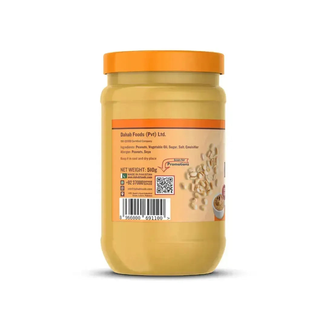 Regular Peanut Butter(crunchy) 100% Natural and Pure Peanuts – 510g – (No artificial color or flavouring) - Dahab Foods (Private) Limited