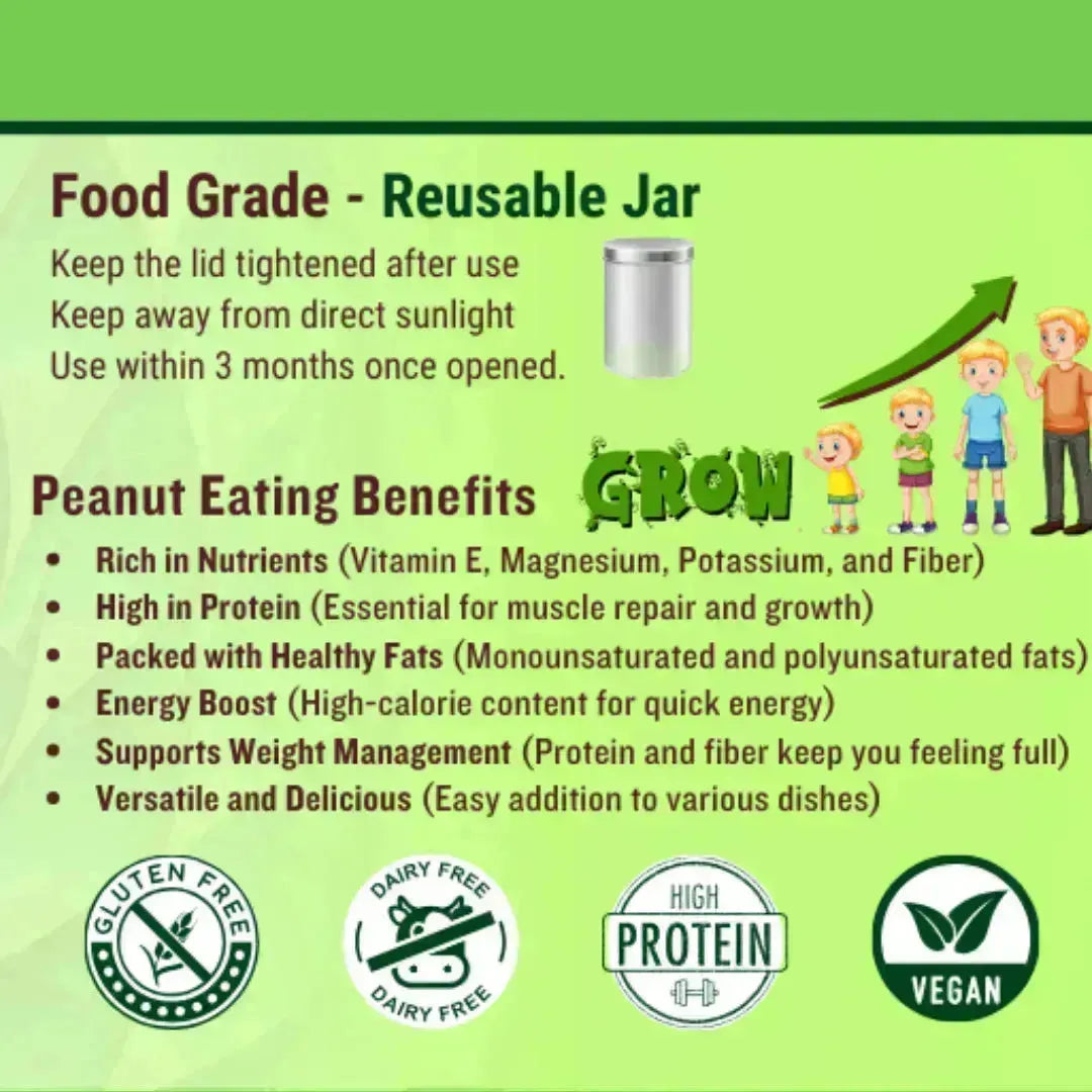 Regular Peanut Butter (Creamy) 510g Added Sugar & Salt (No artificial color or flavouring) - Dahab Foods (Private) Limited