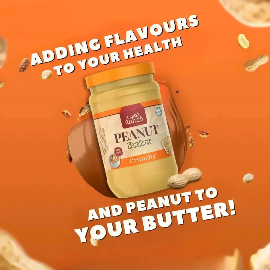 Regular Peanut Butter(crunchy) 100% Natural and Pure Peanuts – 510g – (No artificial color or flavouring) - Dahab Foods (Private) Limited