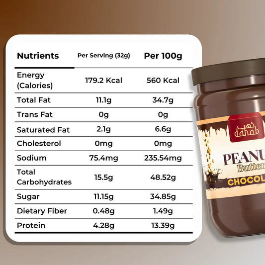 Chocolati Peanut Butter 510g (No artificial color or flavouring) Dahab Foods (Private) Limited spread chocolate