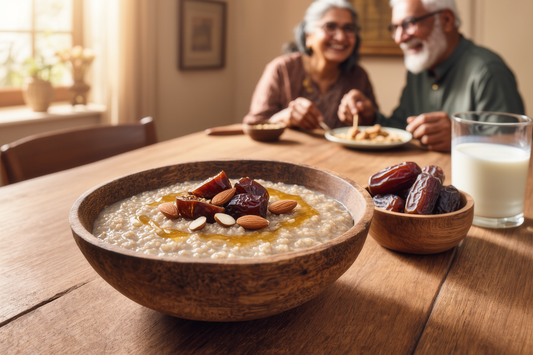 Talbeena, barley porridge, oat meal, healthy breakfast