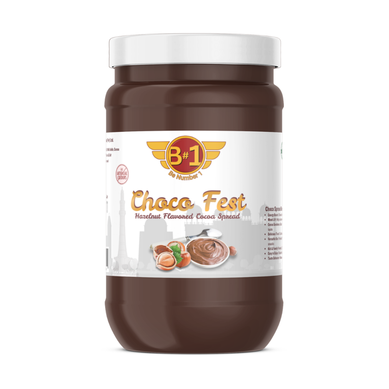 B#1 Choco Fest, best hazelnut flavored chocolate spread in Pakistan