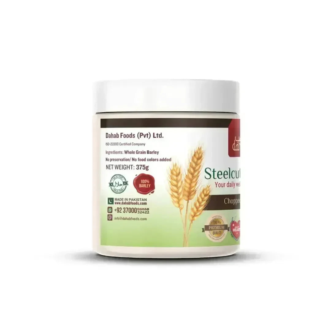 Premium Steel Cut Barley 375g (Chopped Grains) Porridge - Dahab Foods (Private) Limited