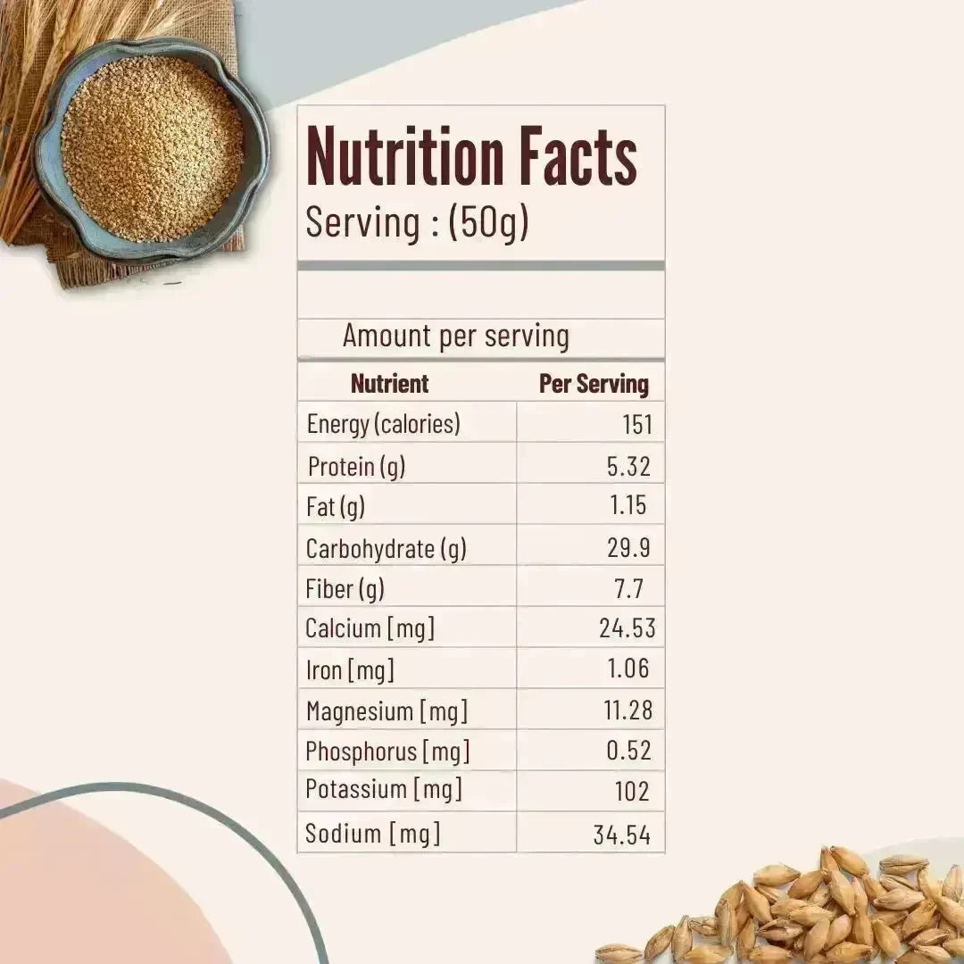 Premium Steel Cut Barley 375g (Chopped Grains) Porridge - Dahab Foods (Private) Limited