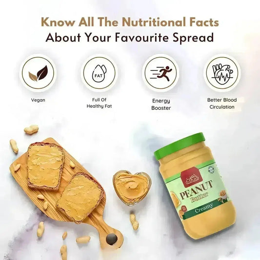 Regular Peanut Butter (Creamy) 510g Added Sugar & Salt (No artificial color or flavouring) - Dahab Foods (Private) Limited