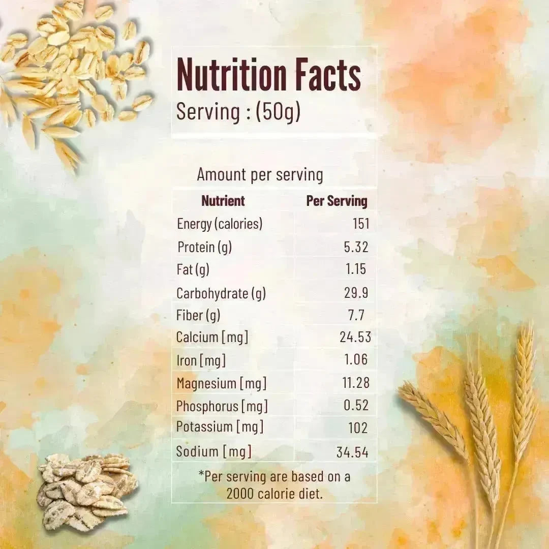 Rolled Barley Flakes (Classic) 225g Wholesome Harvest Premium Barley - Dahab Foods (Private) Limited