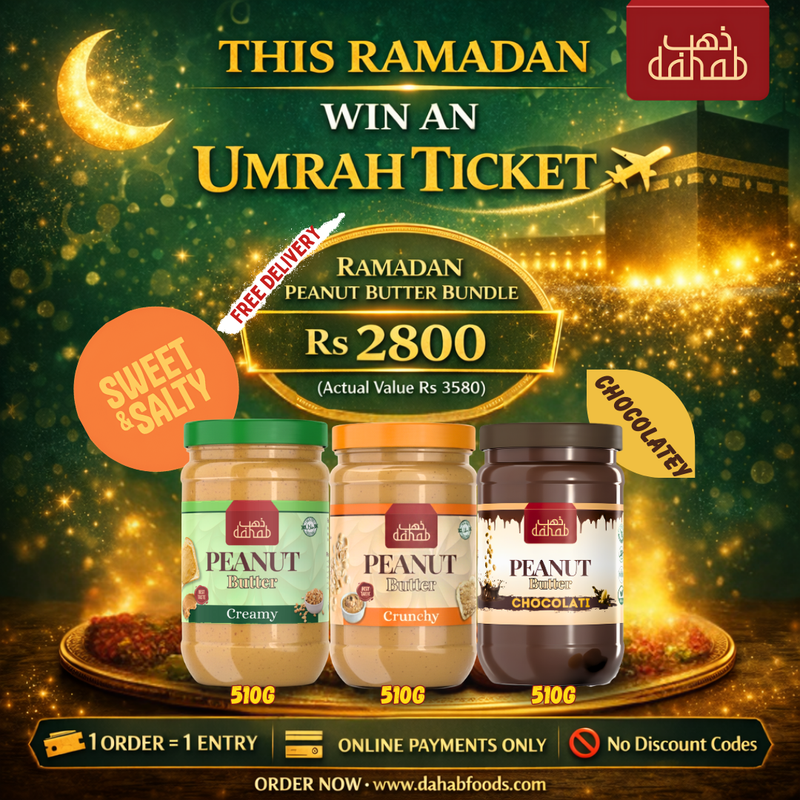 Sweet N Salty & Chocolate Peanut Butter Bundle - Ramadan Umrah Barakah Bundle | Dahab Foods