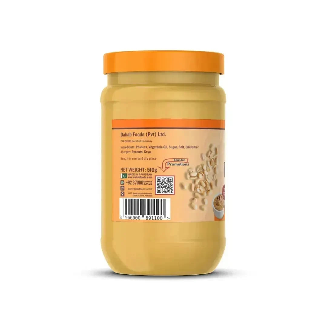 Best Peanut Butter (crunchy) 510g Added Sugar & Salt (No artificial color or flavouring) - for Energy boost.  Dahab Foods (Private) Limited Pakistan