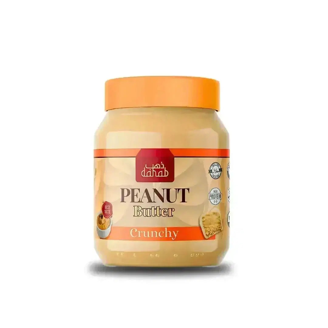 Regular Peanut Butter(crunchy) Sweet and salty 340g No artificial color or flavouring Dahab Foods (Private) Limited Lahore Pakistan