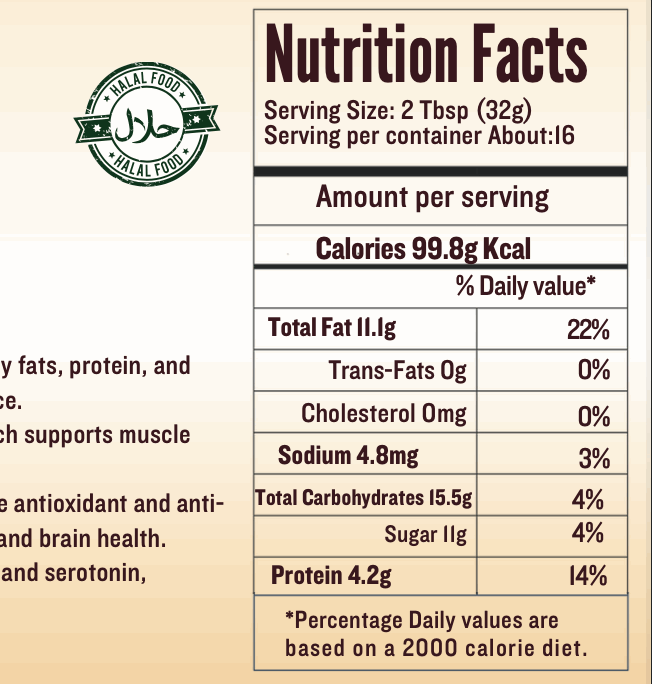 Chocolati Peanut Butter 510g Added Sugar & Salt (No artificial color or flavouring) - Dahab Foods (Private) Limited